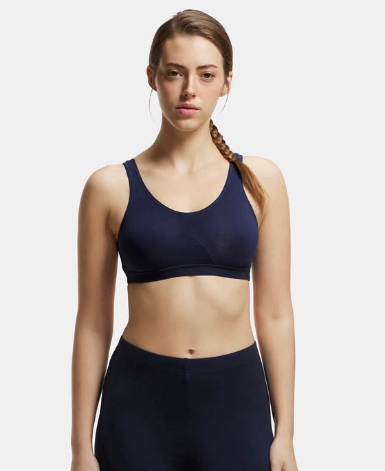 Bamboo Wire-Free Light & Medium Impact Sports Bra - Image 1