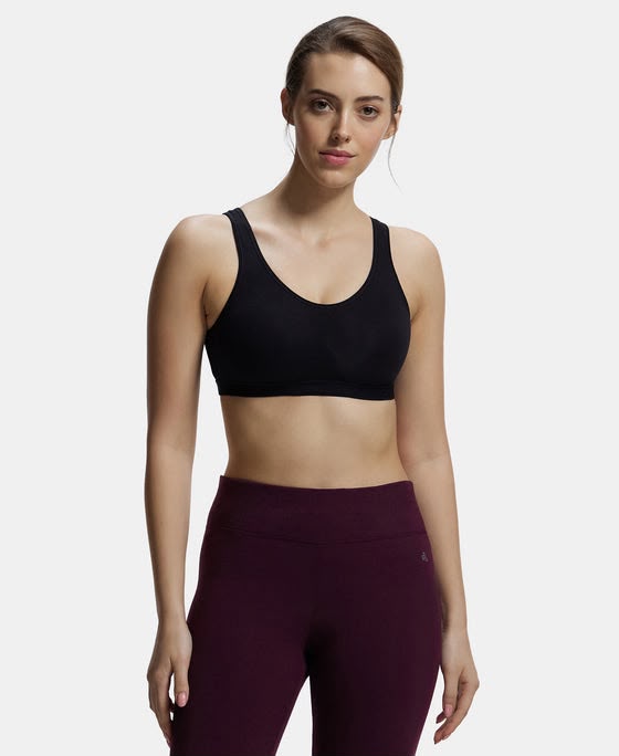 Bamboo Wire-Free Light & Medium Impact Sports Bra - Image 4