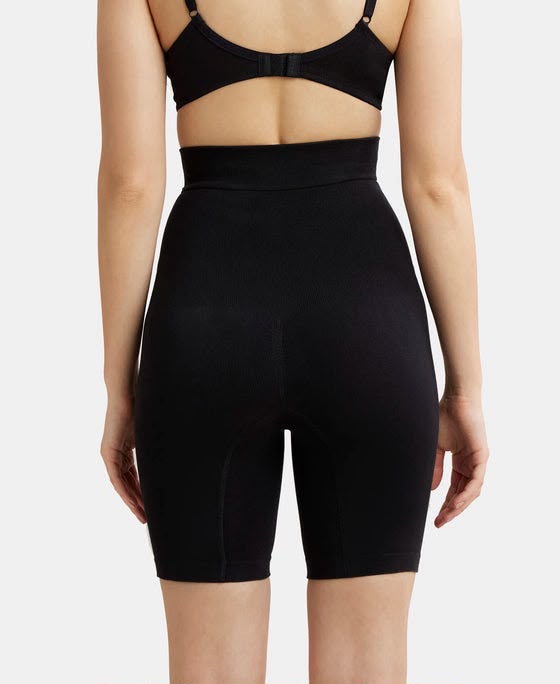 Bamboo High-Waist Anti-Chafing Thigh Shaper - Image 3