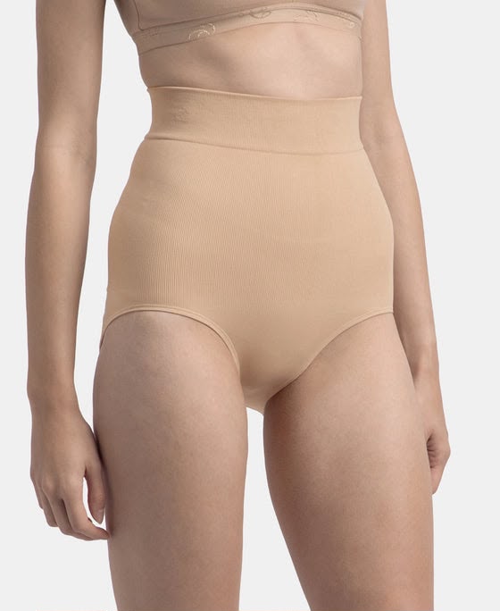 Bamboo High-Waist Tummy Tucker Smoothing Brief - Image 1